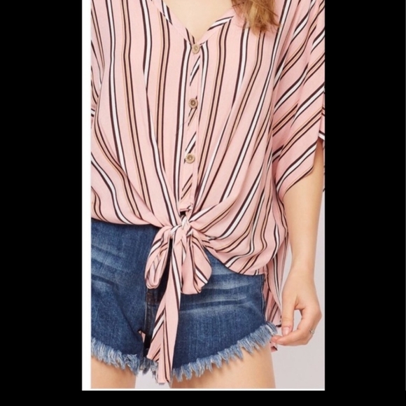 Early 🐦 BIRD SALE Front tie high low top - Picture 3 of 8